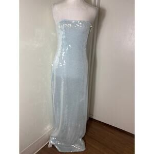 retro navy blue dress Vintage Silk Satin Appliques Backless Navy Blue Prom Dress Formal Gown US10 / Navy Blue